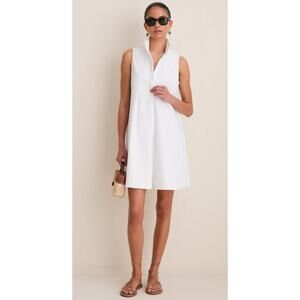 Tuckernuck Charlie Sleeveless White Mini Dress Medium